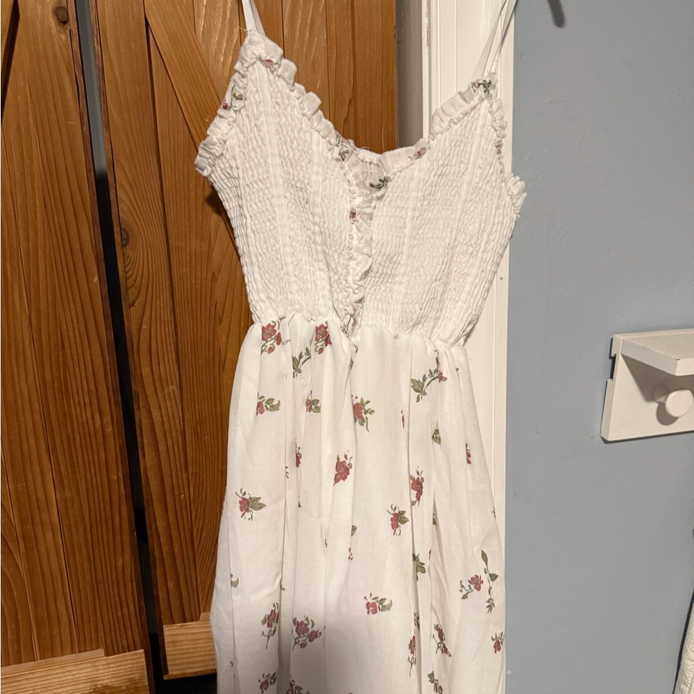 White Floral Sundress